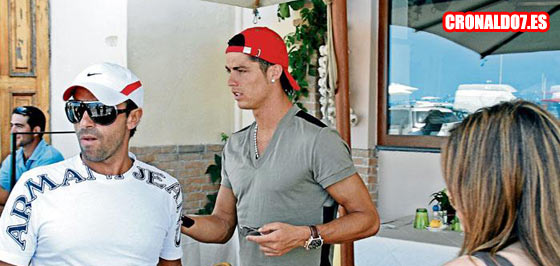 Cristiano Ronaldo de vacaciones en Capri