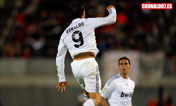 Cristiano Ronaldo celebrando el gol ante el Mallorca