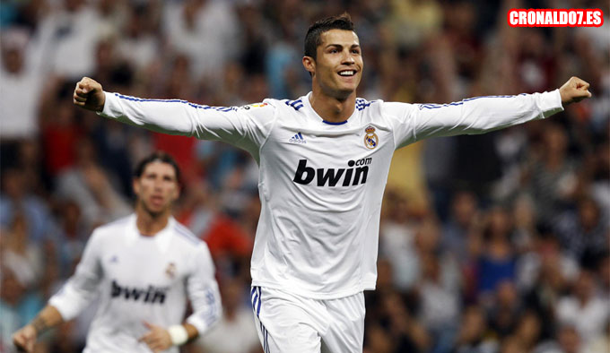 Cristiano Ronaldo celebrando su gol ante el Español