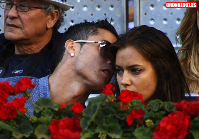 Cristiano Ronaldo junto a Irina
