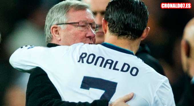 Sir Alex Ferguson y Cristiano Ronaldo
