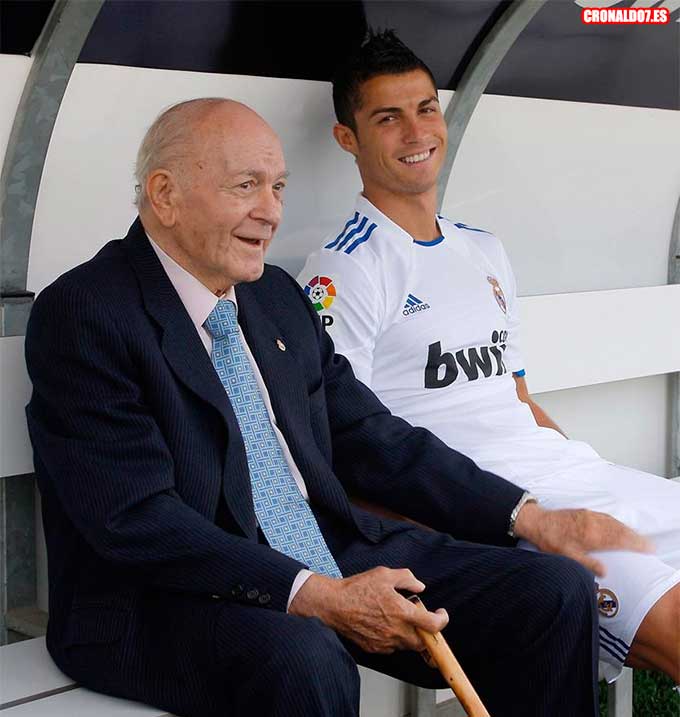 Cristiano Ronaldo y Alfredo Di Stéfano