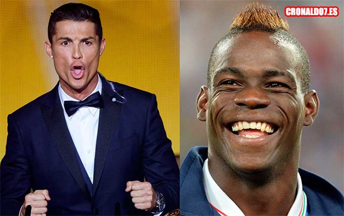 El grito de Cristiano Ronaldo y Mario Balotelli