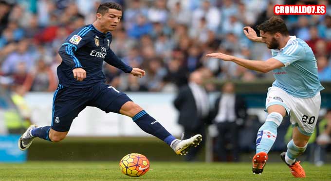 Cristiano Ronaldo ante el Celta de Vigo