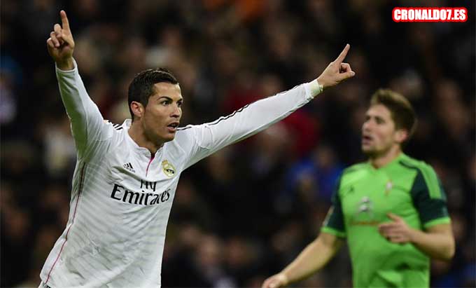 Cristiano Ronaldo golea al Celta de Vigo