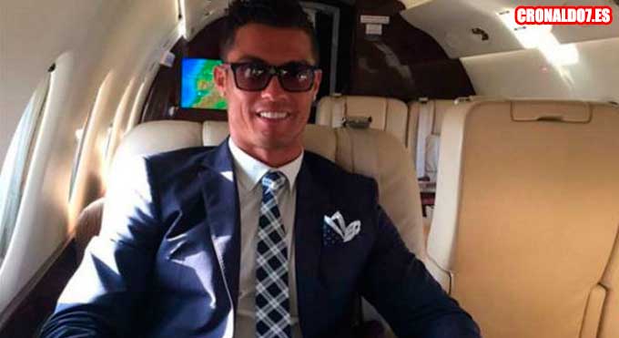 El avión privado de Cristiano Ronaldo