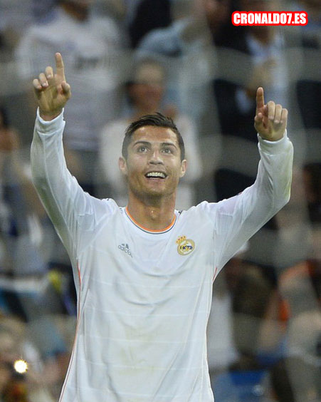 Cristiano Ronaldo marca dos goles en Champions League