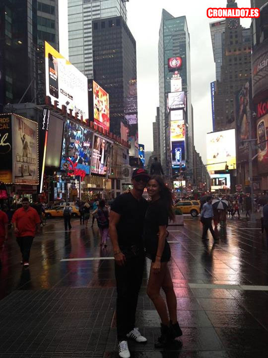 Cristiano Ronaldo con Irina Shayk en New York