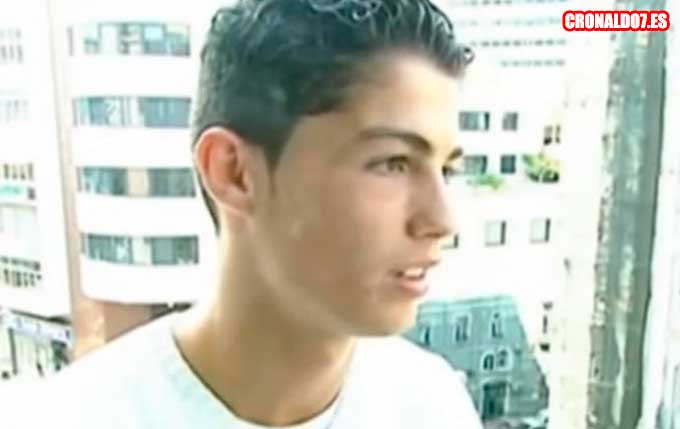 Cristiano Ronaldo de joven