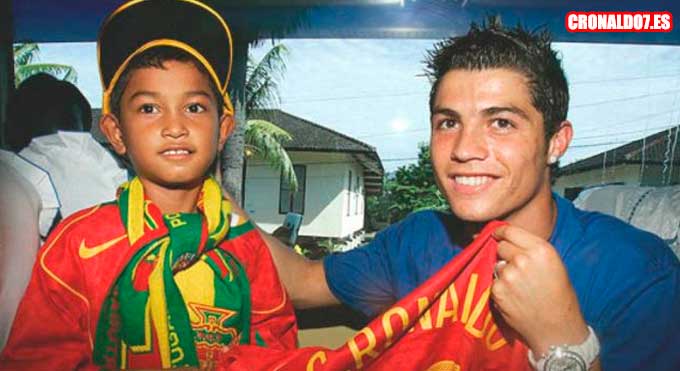 Martunis y Cristiano Ronaldo