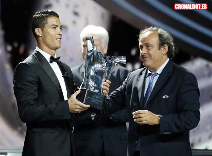 Cristiano Ronaldo y Michel Platini