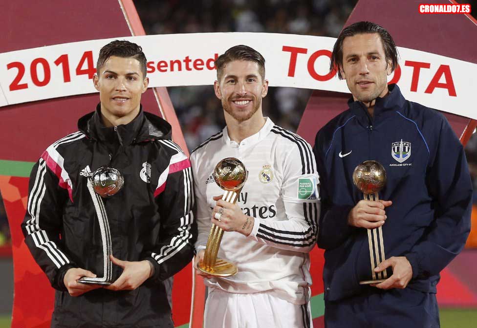 Cristiano Ronaldo, balón de plata en el Mundial de Clubes.