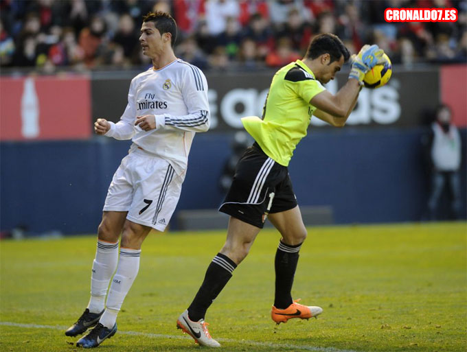 Cristiano Ronaldo contra el Osasuna