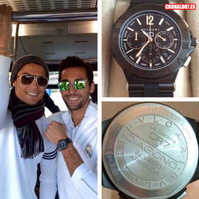 Cristiano Ronaldo y el reloj que ha regalado a la plantilla del Real Madrid
