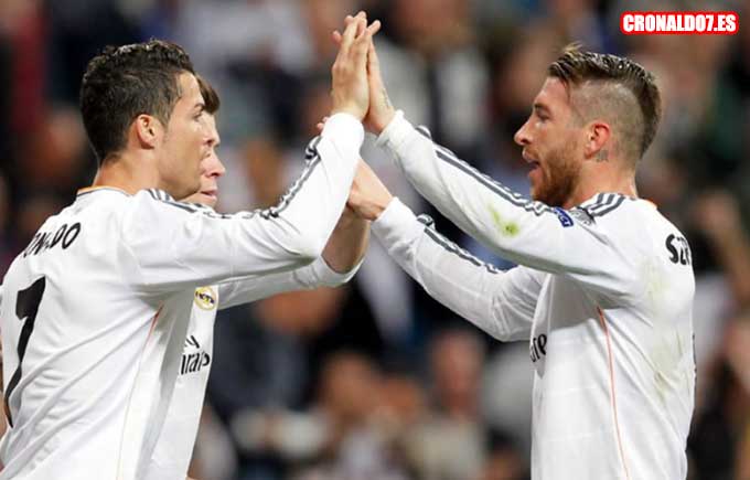 Sergio Ramos y Cristiano Ronaldo