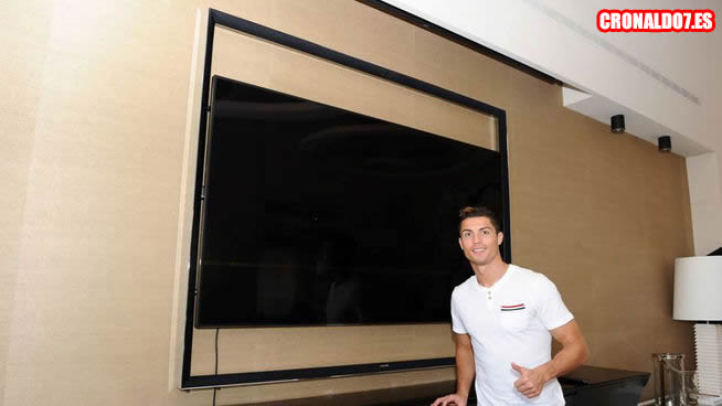 La televisión de Cristiano Ronaldo