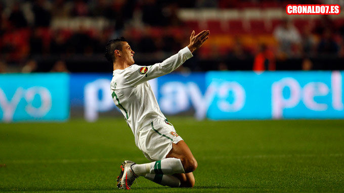 Cristiano Ronaldo realizó un partidazo frente a España