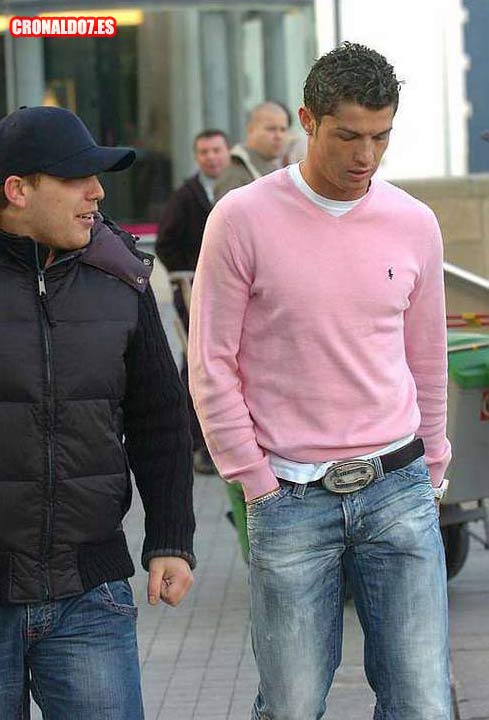 Cristiano Ronaldo pink
