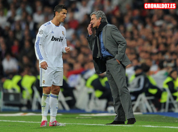 Cristiano Ronaldo y Mourinho