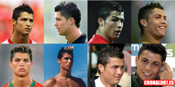 Los peinados de Cristiano Ronaldo