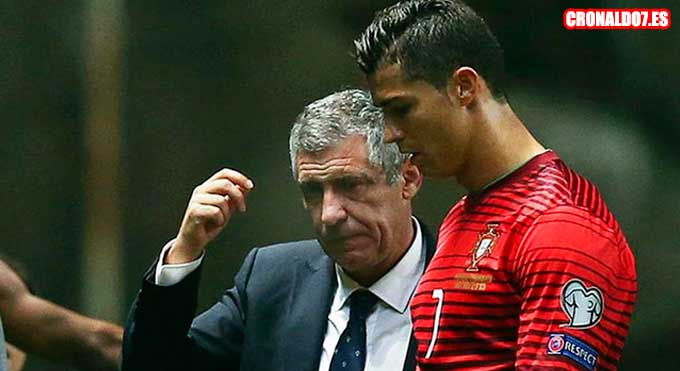 Cristiano Ronaldo en un partido de Portugal