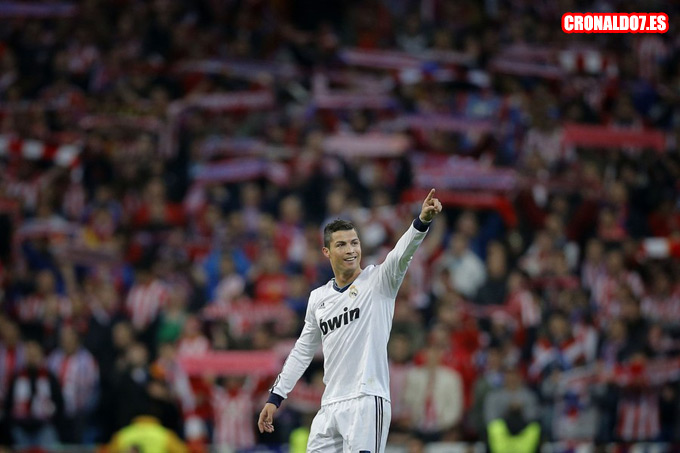 Cristiano Ronaldo en la final de la Copa del Rey