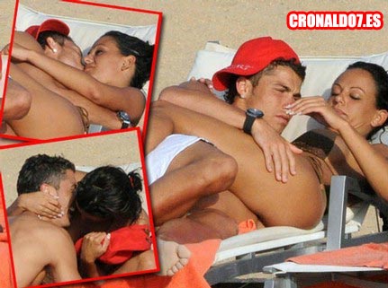 Cristiano Ronaldo con su ex-novia Nereida Gallardo