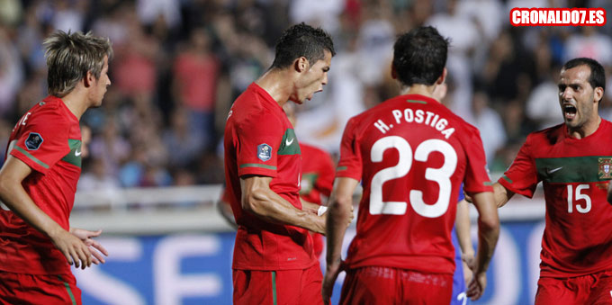 Cristiano Ronaldo golea a Chipre