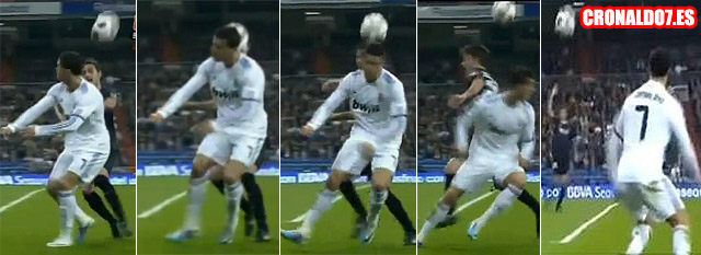 La espaldinha de Cristiano Ronaldo contra la Real Sociedad