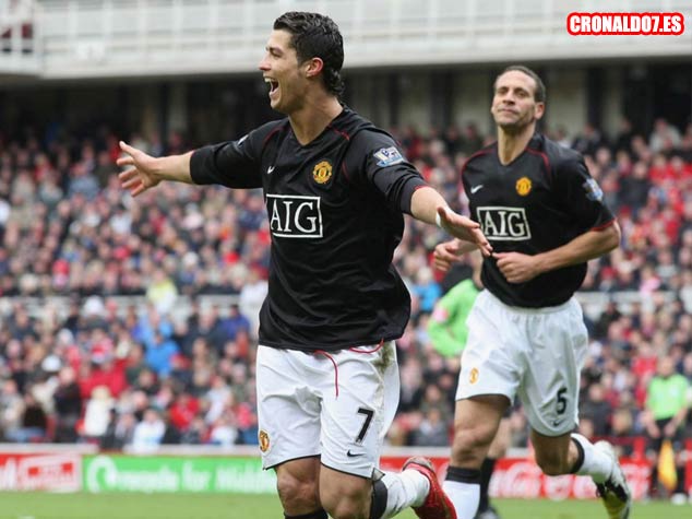Cristiano Ronaldo celebrando uno de sus goles