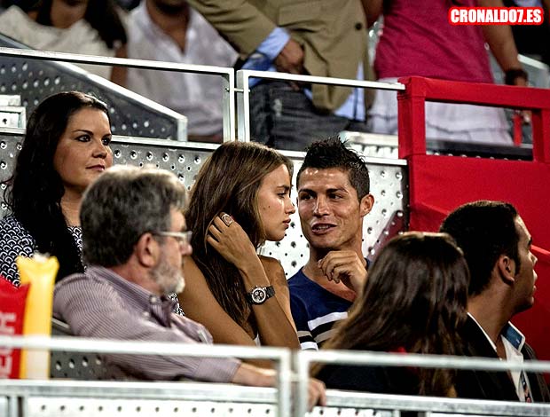Cristiano Ronaldo e Irina Shayk en la Caja Mágica