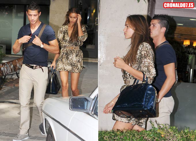 Cristiano Ronaldo con su novia Irina Shayk