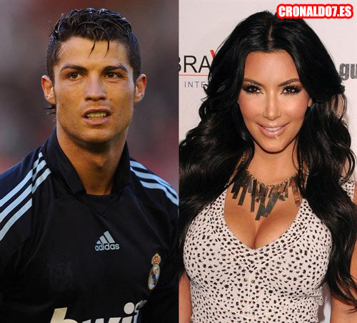Cristiano Ronaldo y Kim Kardashian