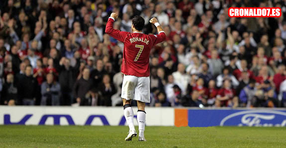Cristiano Ronaldo, la estrella del Manchester Utd