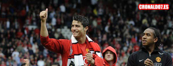 Cristiano Ronaldo con el Manchester United