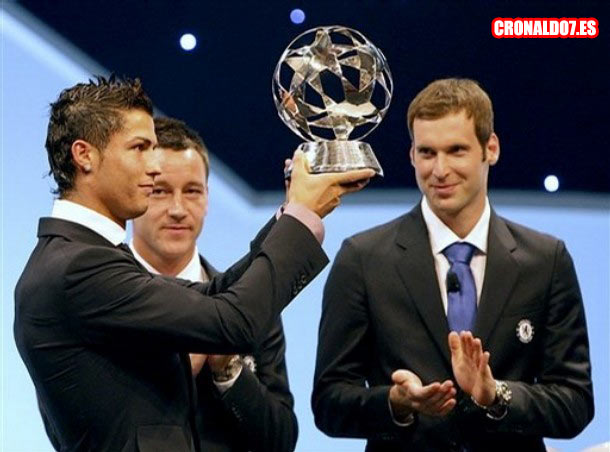 Cristiano Ronaldo, mejor jugador europeo en 2008