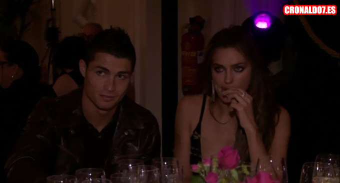 Cristiano Ronaldo e Irina Shayk en los premios Top Glamour