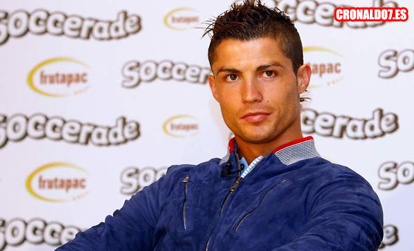 Cristiano Ronaldo en un acto de Soccerade