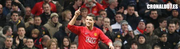 Cristiano Ronaldo celebrando el gol 