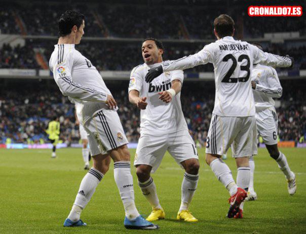 Cristiano Ronaldo celebrando el gol