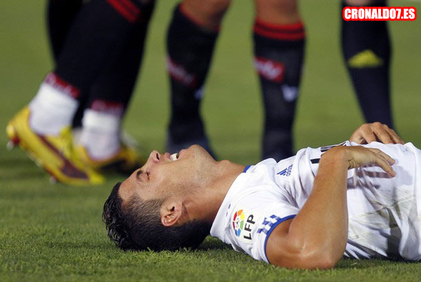 Cristiano Ronaldo se lesiona en Mallorca