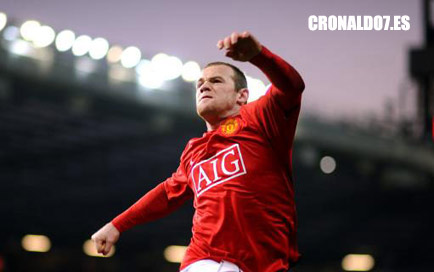Rooney marcando contra el Arsenal