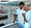 Cristiano Ronaldo con un amigo