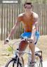 Cristiano Ronaldo en bicileta