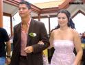 Cristiano Ronaldo en la boda de su hermana