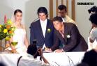 Cristiano Ronaldo en la boda de su hermana