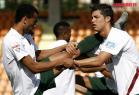 Cristiano Ronaldo entrenando con Nani