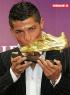 Cristiano Ronaldo recibe la bota de oro