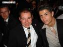 Cristiano Ronaldo con un fan