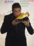 Cristiano Ronaldo  recibiendo la Bota de Oro